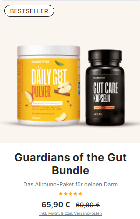 Braineffect Erfahrungen: Guardians of the gut Preise